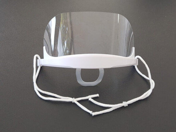 Masca de protectie din plastic transparent