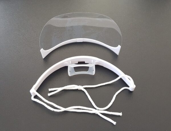 Masca de protectie din plastic transparent - imagine 2