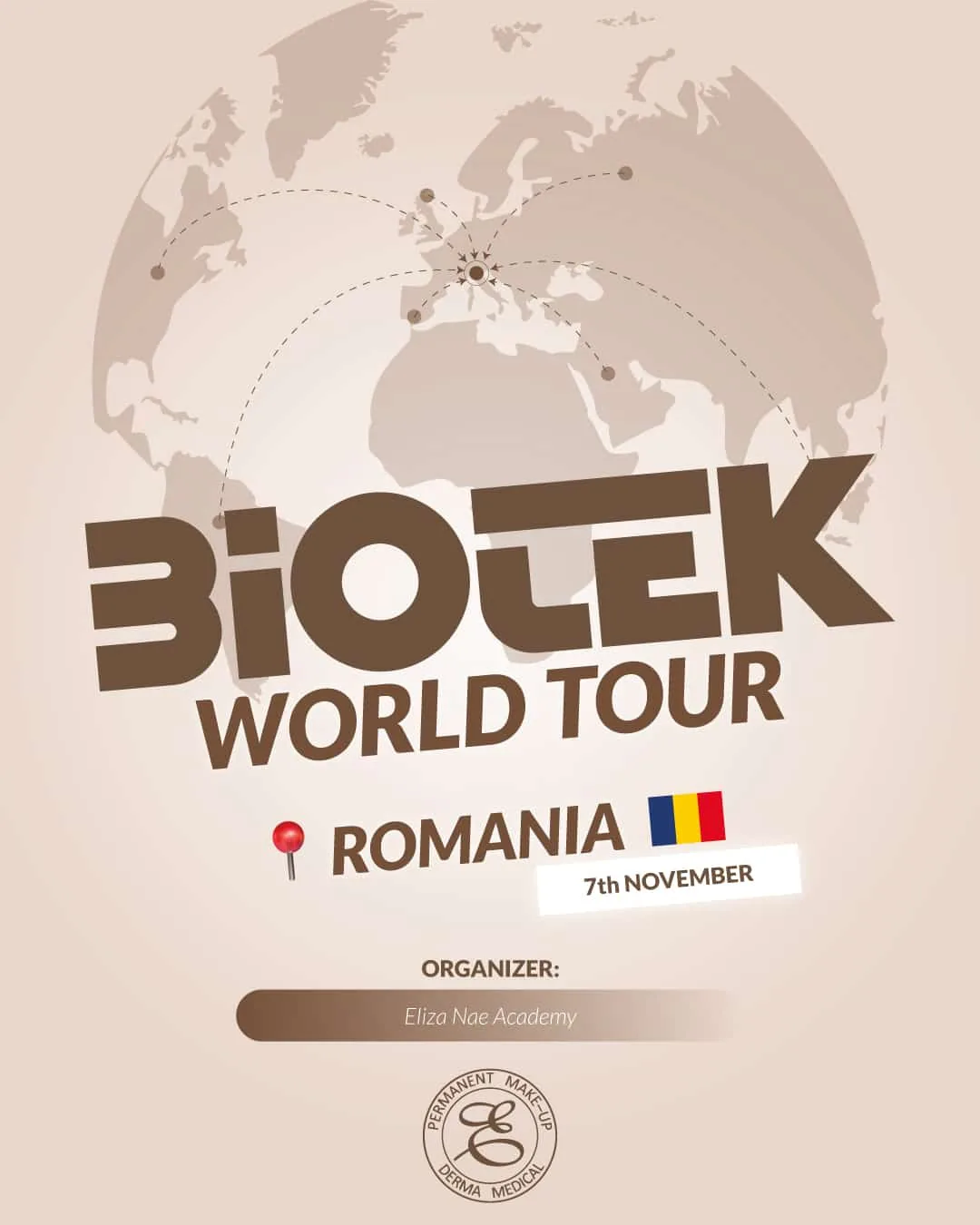 Biotek World Tour România — key visual